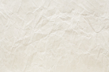 Old Brown crumpled kraft paper texture