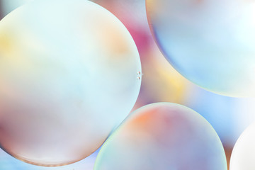 Big abstract multicolored bubbles texture