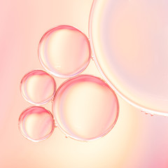 Soft pink bubbly abstract background