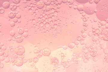 Abstract Pink water bubbles background