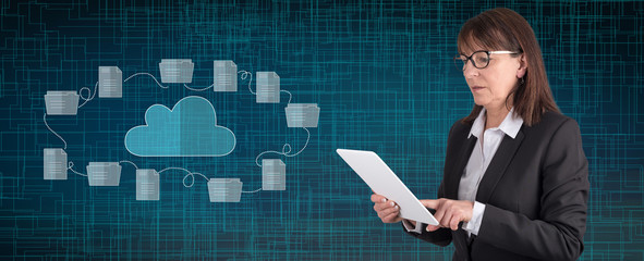 Concept of cloud storage