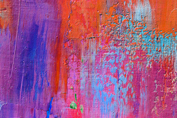 Abstract art background. Oil painting on canvas. Color texture.