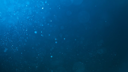 Abstract Blue Defocused bokeh background © zodar