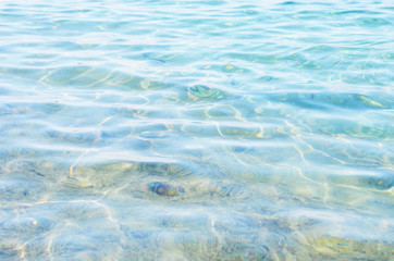 Abstract blue sea water for background, nature background concept. - Image