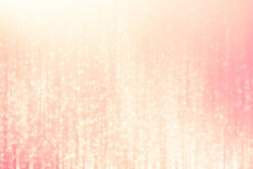 Abstract Pink bokeh defocus glitter blur background.