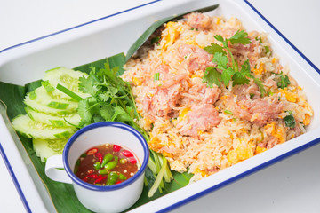 Fried Rice with Fermented Pork ,Kao Pad Nham