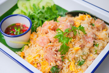 Fried Rice with Fermented Pork ,Kao Pad Nham