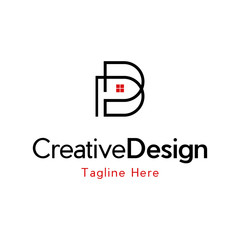 letter B house logo, design B letter logo, letter b home logo design vector image , b home logo