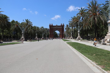 Arc de triomphe à Barcelone, Espagne