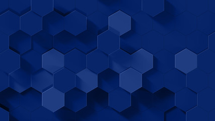 Obraz na płótnie Canvas honeycomb blue carbon abstract background 4k resolution