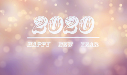 New Year 2020 illustration Design