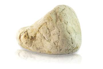 Rock stone isolated on white background this has clipping path.