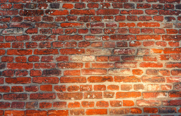 Background of brick wall texture
