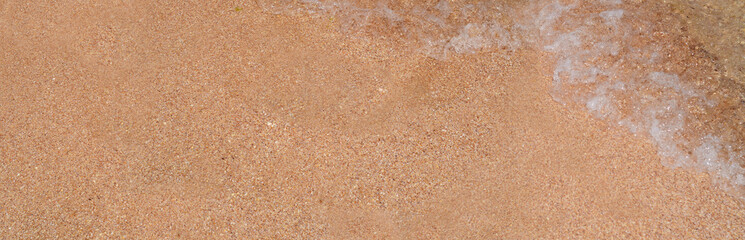 beautiful sandy beach and soft wave. Header, site