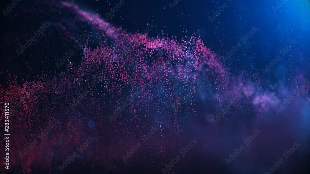 Wall mural abstract particle background.