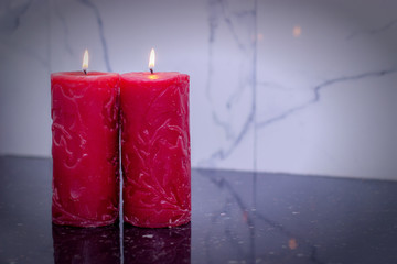Red candles