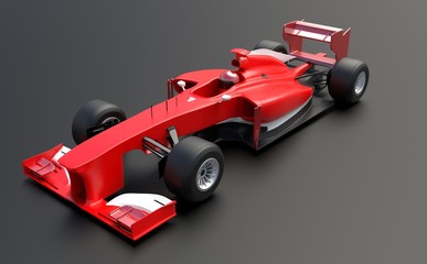 Red sport car,race car ,red car,3d render.