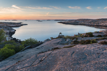 Sunset at Tångevik, on the West Coast of Sweden