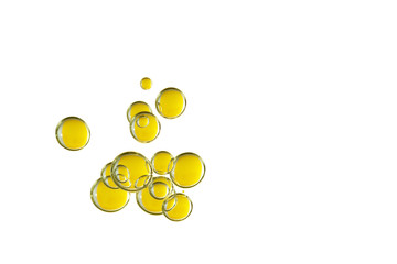 Fototapeta na wymiar Golden bubbles