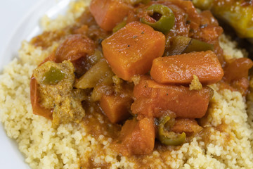 tajine de poulet aux légumes