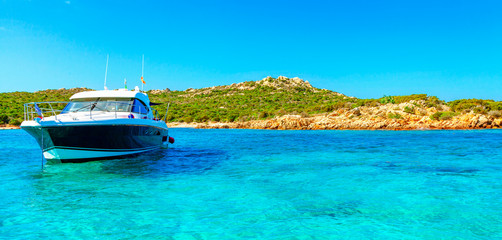Obraz na płótnie Canvas Island of Spargi, Cala Corsara, Maddalena archipelago on Sardinia island, Italy.