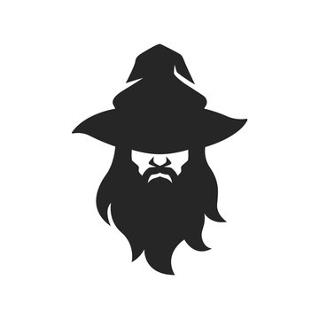 recommend clip art: wizard-warlock-man-face-wearing-hat-with-mustache-beard-mascot-logo-man