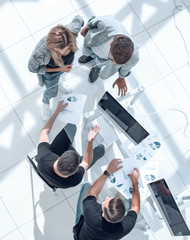 Group of Multiethnic Business People in Meeting