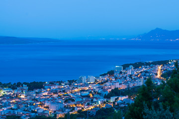View of Makarska, Croatia