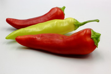 red pepper isolated on white background