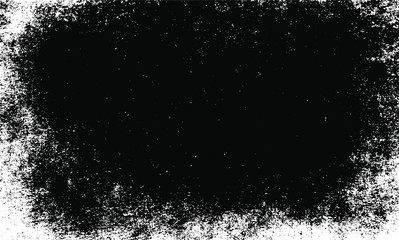 Uneven black and white texture vector. Distressed overlay texture. Grunge background. Abstract textured effect. Vector Illustration. Black isolated on white background. EPS10.