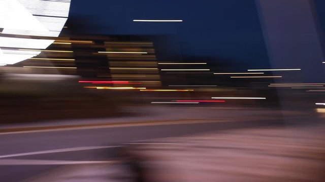 Camera spins around to create a dizzy effect
