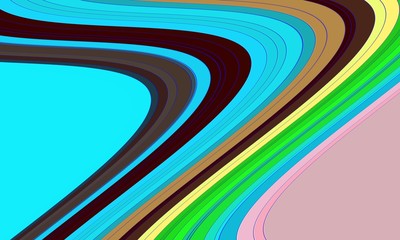 Colors, waves shapes and forms, lines and geometries, abstract background and texture