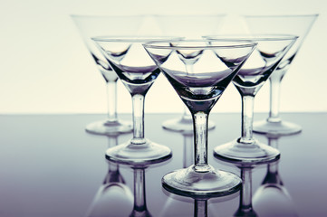 martini glasses