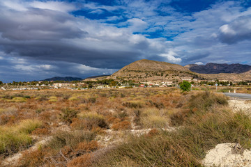 The Badlands of Abanilla and Mahoya near Murcia in Spain
