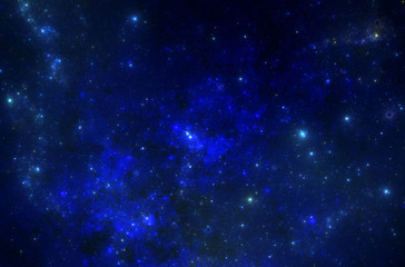 Fototapeta na wymiar Deep space nebula with stars. 