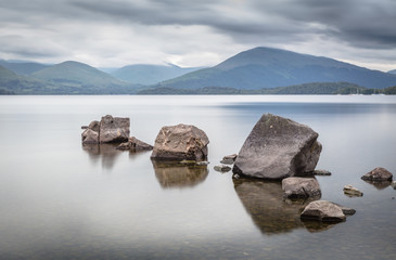 Loch Lamond Lake Rocks