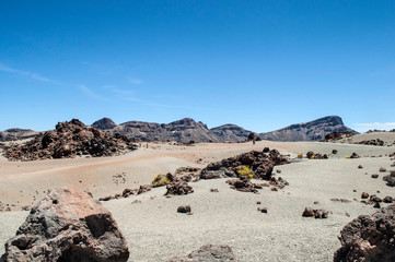 View of volcano teide Tenerife Spain