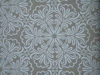 Retro background pattern with flowers. Macro shooting.