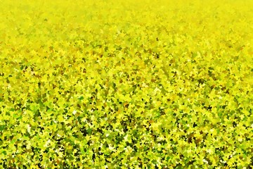 lots circle for impressionistic abstract background