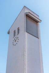 Mordrup Church, the belltower in scandinacian design