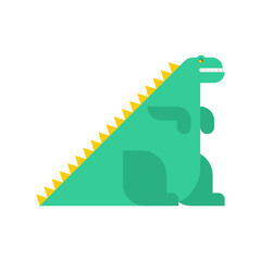Dinosaur monster cartoon isolated. Dino vector illustration