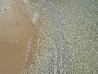 波照間島の名所、浜シタン群落のビーチ/Hateruma Island “Hama Shitan Gunraku (Beach Rosewood Community) ”. Hateruma Island in Ishigaki City, Okinawa Prefecture is Japanese southernmost manned island.