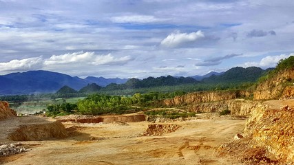 landscape in the mountains