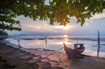 sunset at bintan island