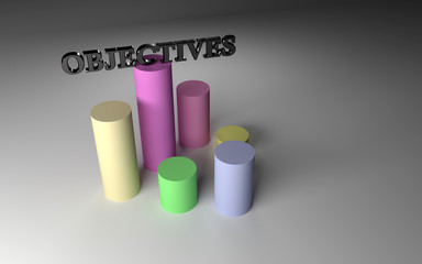 3D rendered illustration of technology, lifestyle, business and tax 