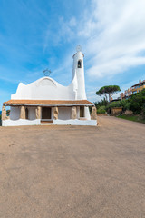 Stella Maris Church in Sardinia, Italy.