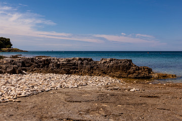 Fototapeta na wymiar View of the istrian sea