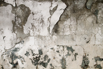Detail van oude hakmuur