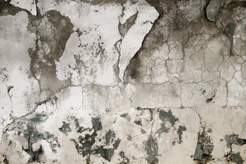 Fotobehang Verweerde muur Detail van oude hakmuur