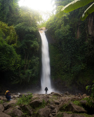 Waterfall near Bromo, Indonesia